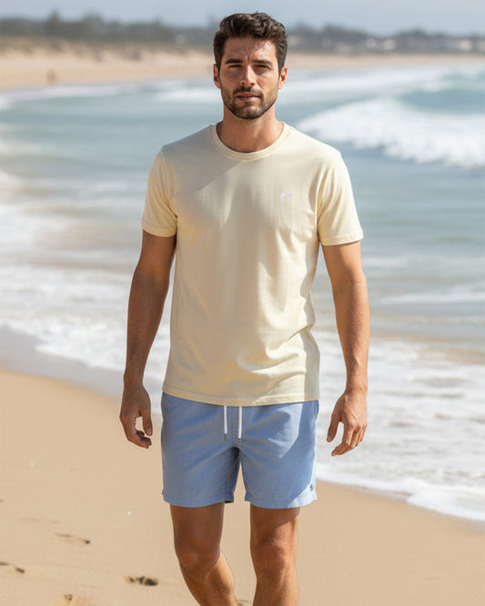 Icon logo t-shirt - Light yellow