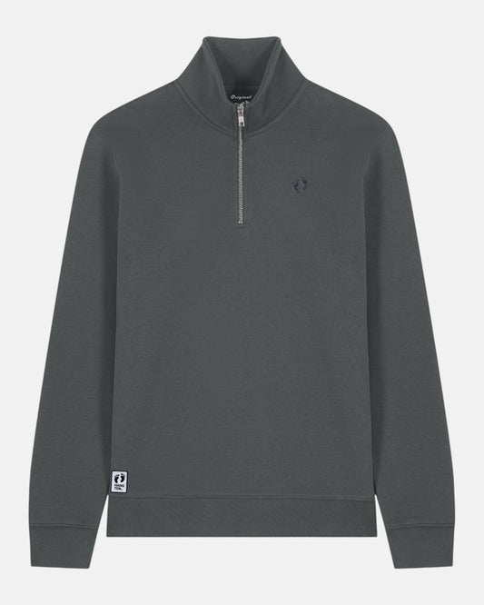Quarter Zip Sweatshirt - Anthracite W