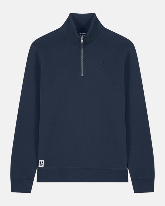 Quarter Zip Sweatshirt - French Navy W
