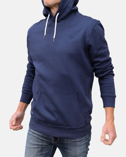 Icon Feet Organic Cotton Hoodie - Mood Indigo