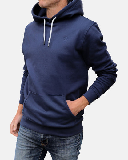 Icon Feet Organic Cotton Hoodie - Mood Indigo