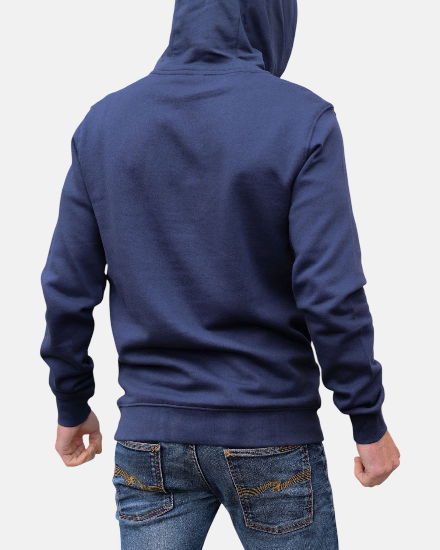 Icon Feet Organic Cotton Hoodie - Mood Indigo