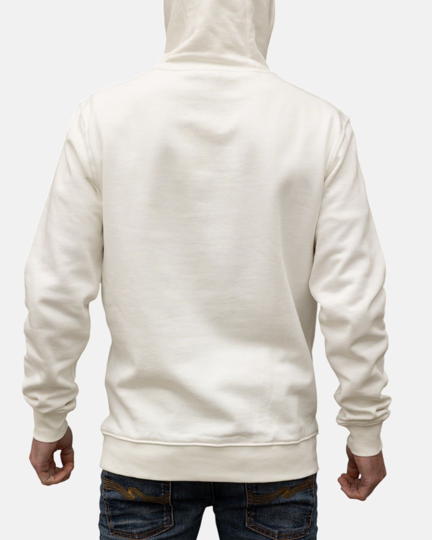 Icon Feet Organic Cotton Hoodie - Off White