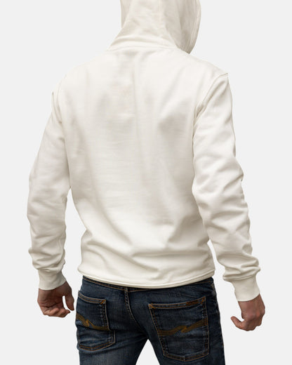 Icon Feet Organic Cotton Hoodie - Off White