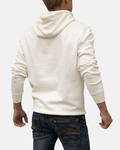 Icon Feet Organic Cotton Hoodie - Off White