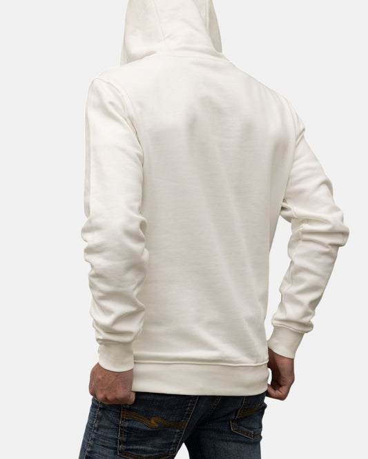 Icon Feet Organic Cotton Hoodie - Off White