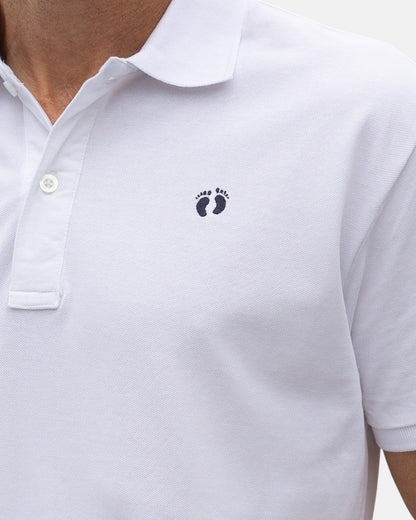 Icon Organic Cotton Polo Shirt - White