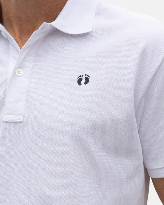Icon Organic Cotton Polo Shirt - White