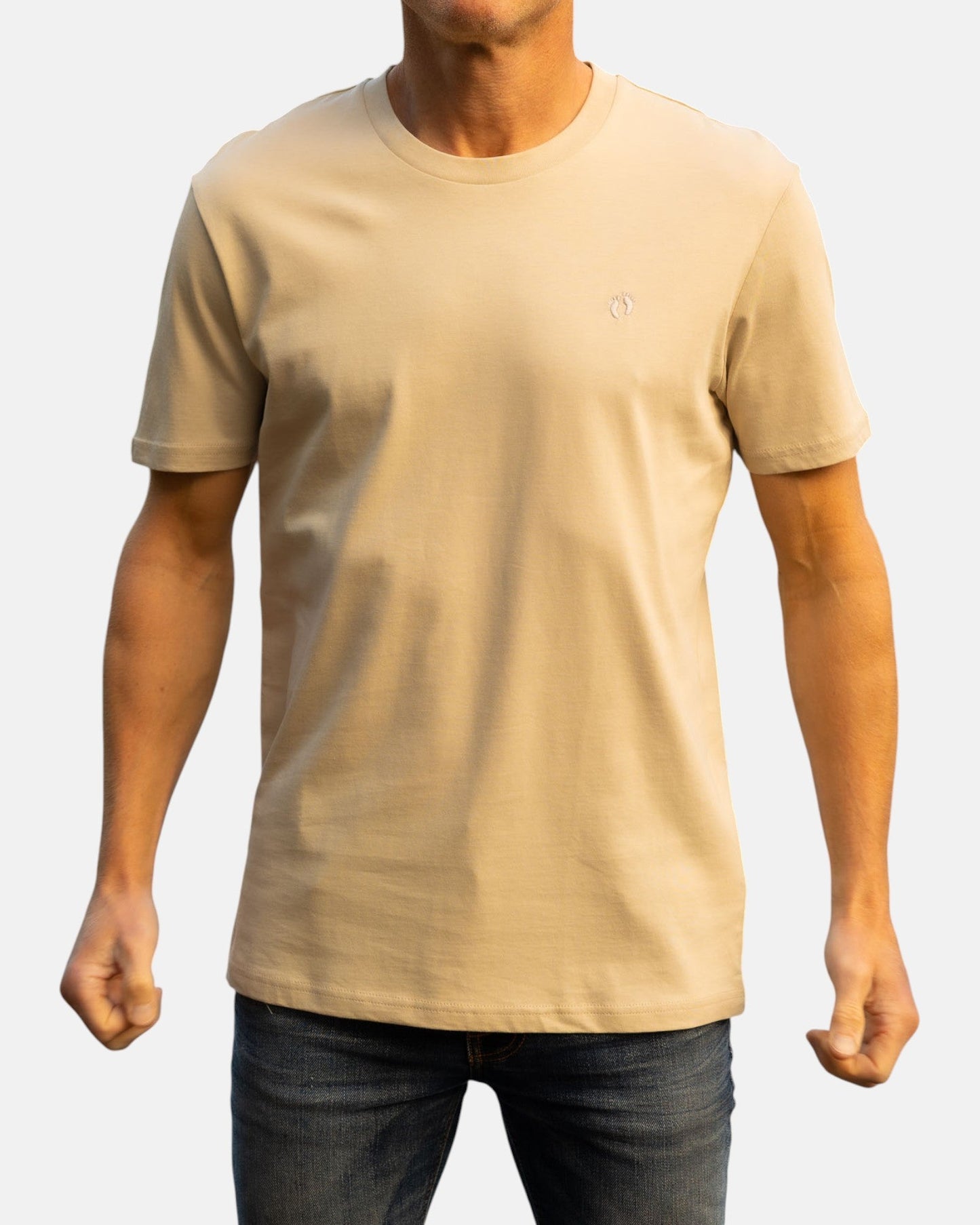 Icon logo t-shirt - Desert Dust