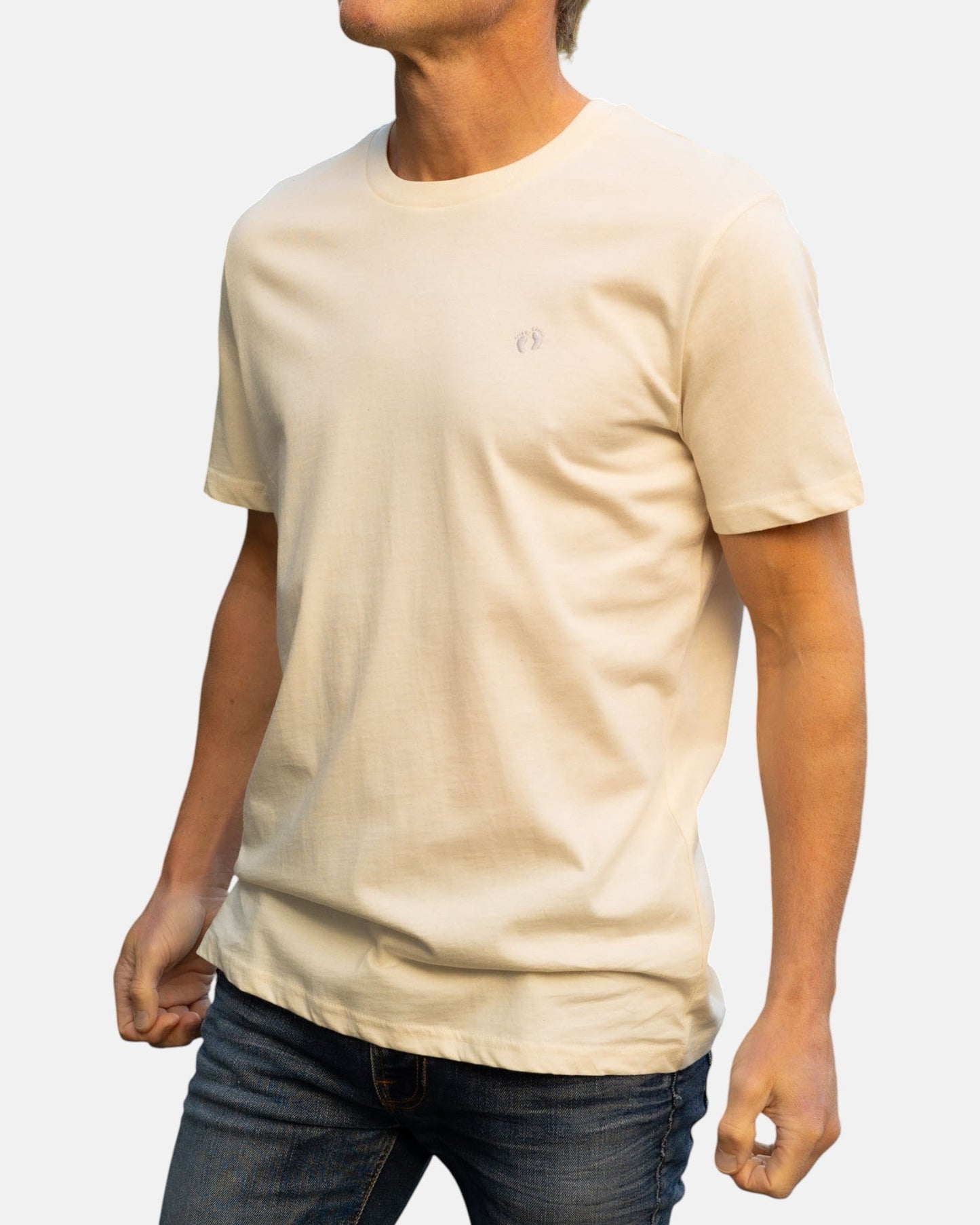 Icon logo t-shirt - Natural Raw