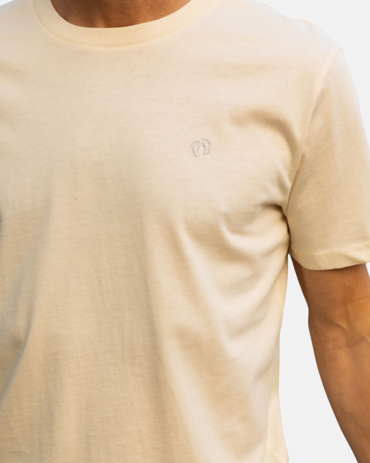 Icon logo t-shirt - Natural Raw