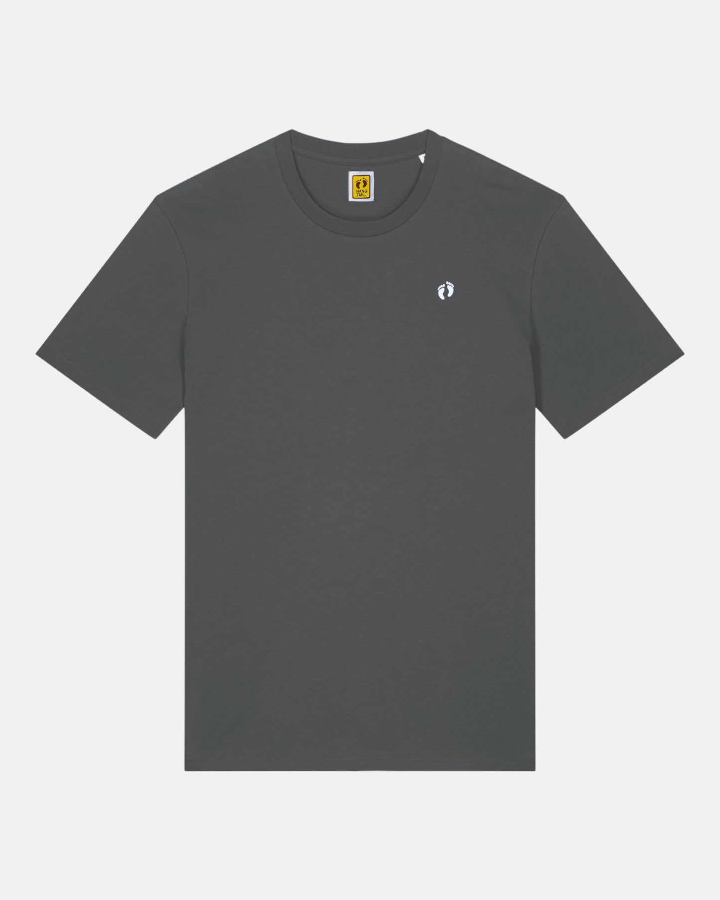 Icon logo t-shirt in 100% organic cotton - Anthracite