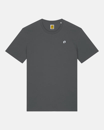 Icon logo t-shirt in 100% organic cotton - Anthracite