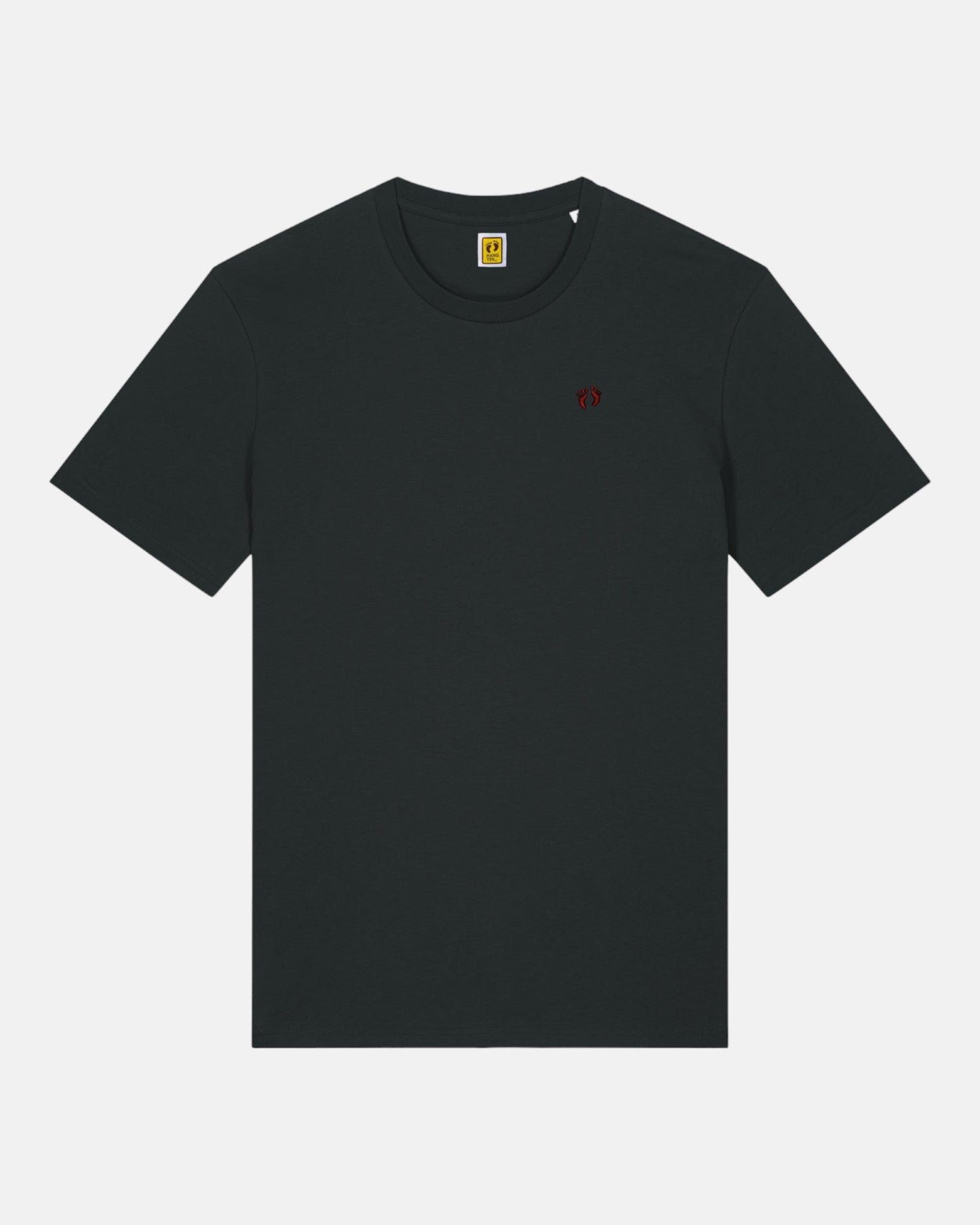 Icon logo t-shirt in 100% organic cotton - Black