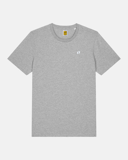 Icon logo t-shirt in 100% organic cotton - Grey