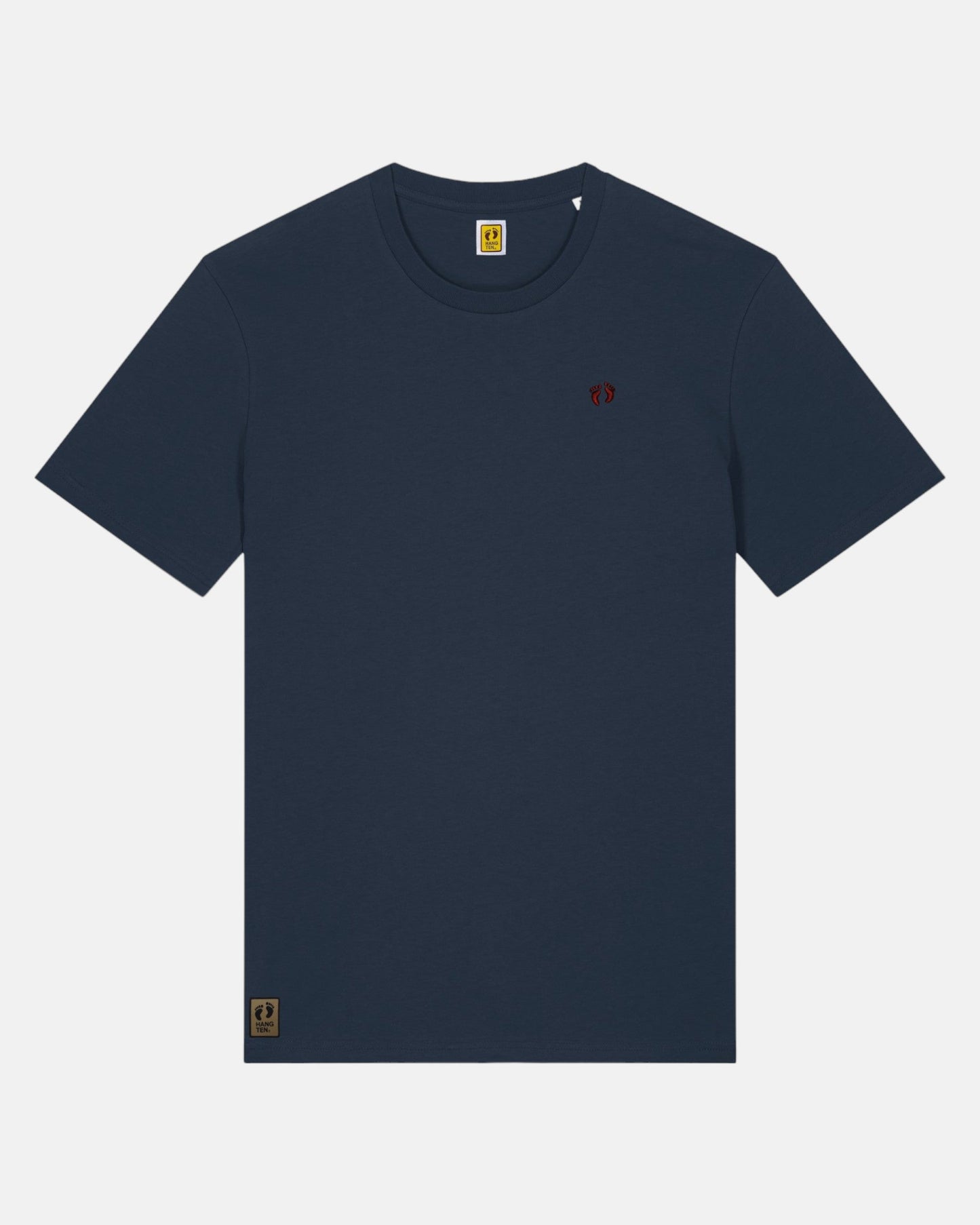 Icon logo t-shirt in 100% organic cotton - Navy - front