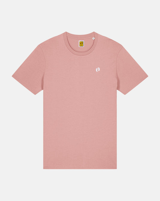 Icon logo t-shirt in 100% organic cotton - Pink