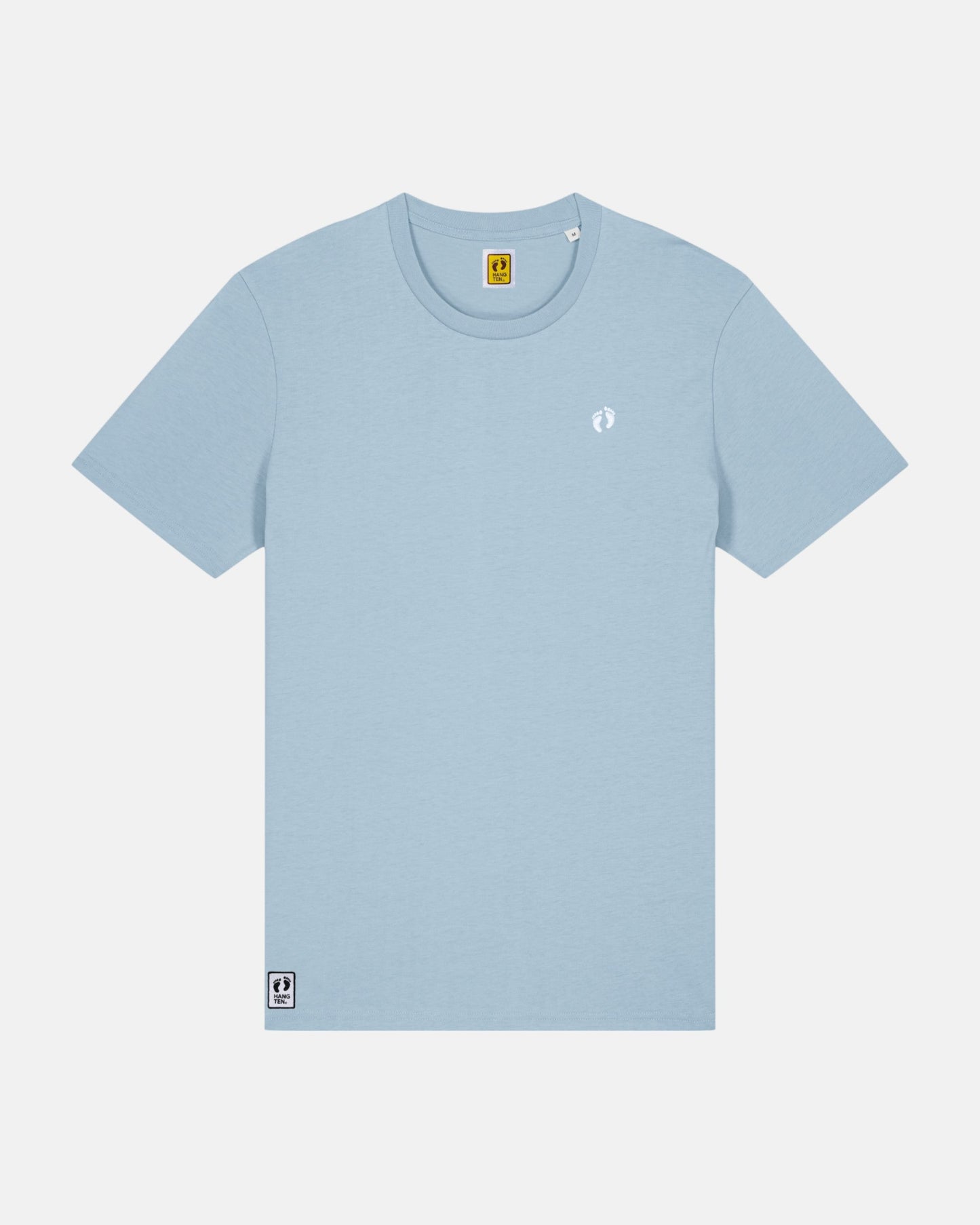 Icon logo t-shirt in 100% organic cotton - Sky blue