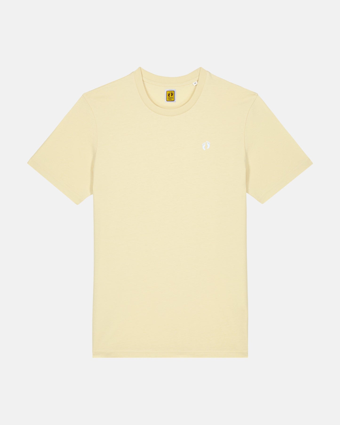 Icon logo t-shirt in 100% organic cotton - Light yellow