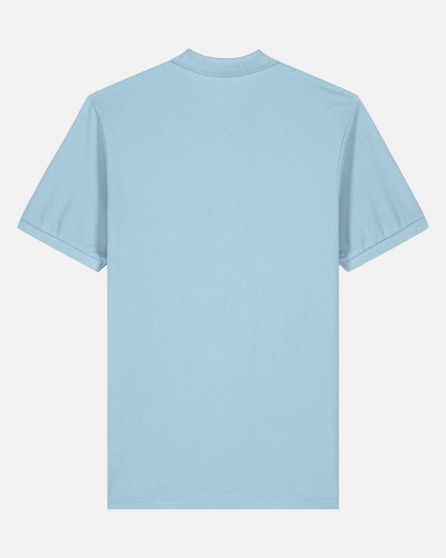 Icon Organic Cotton Polo Shirt - Sky Blue