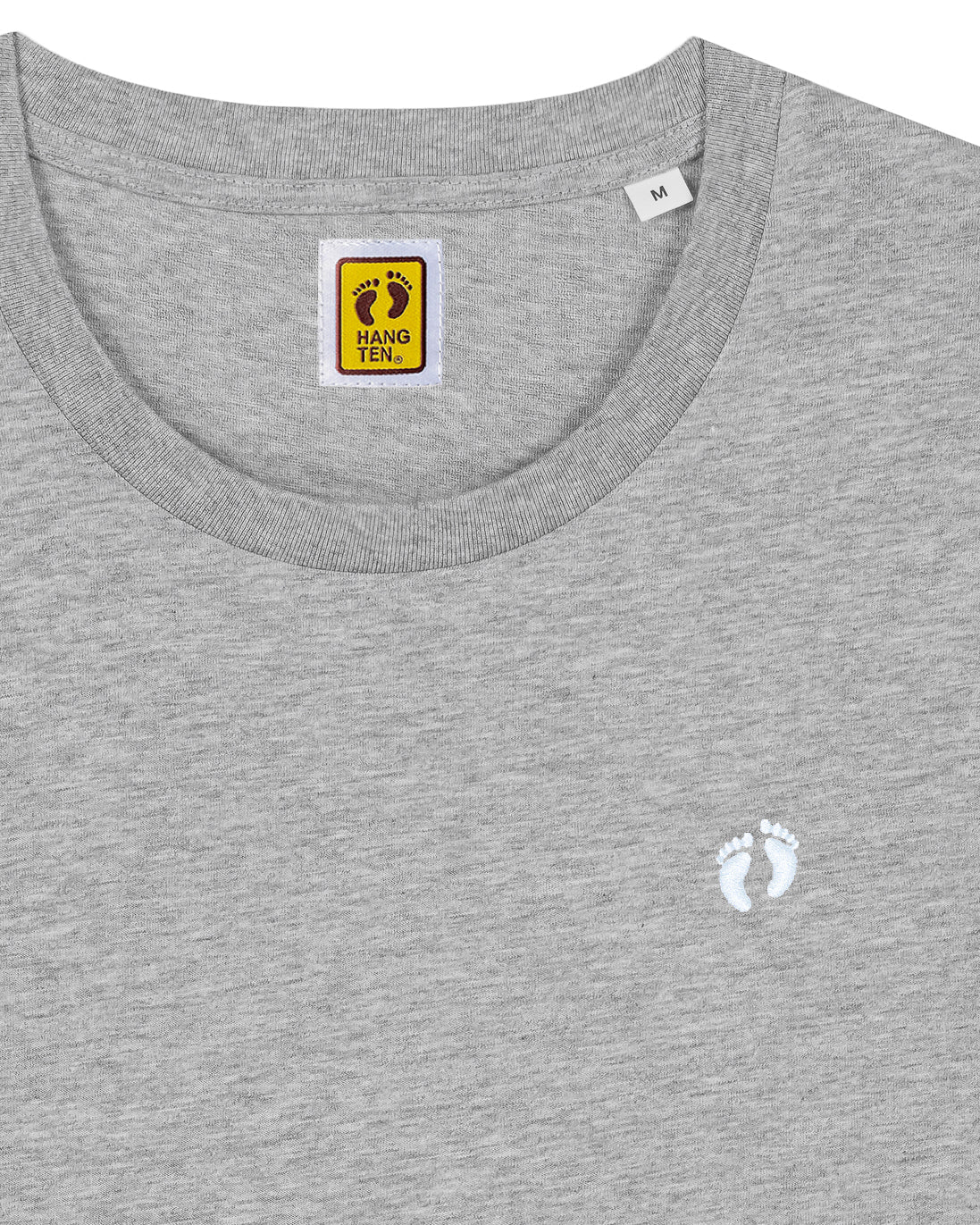 Icon logo t-shirt in 100% organic cotton - Grey