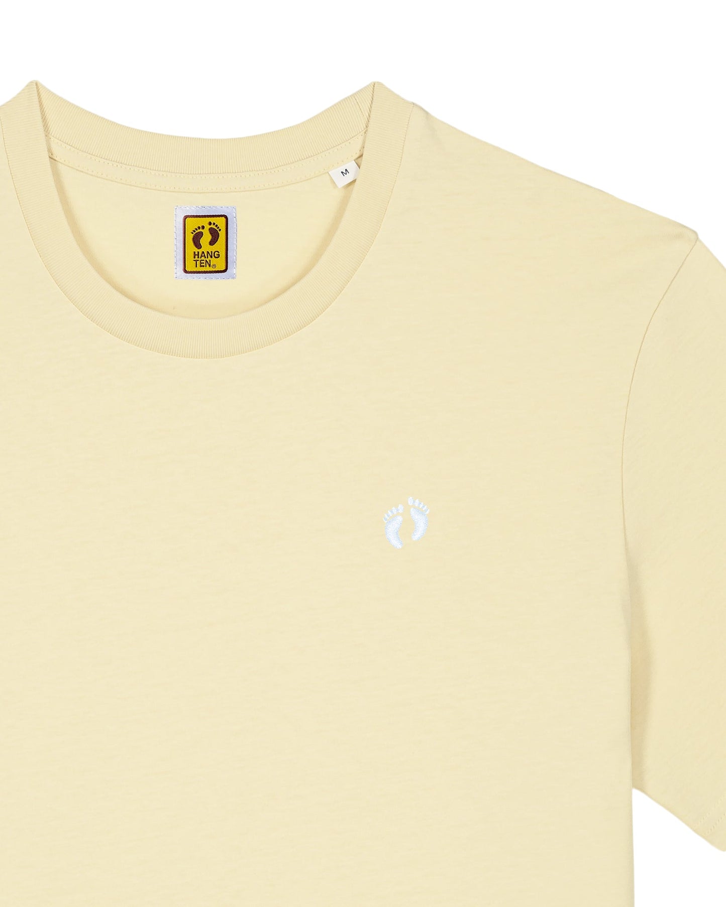 Icon logo t-shirt in 100% organic cotton - Light yellow