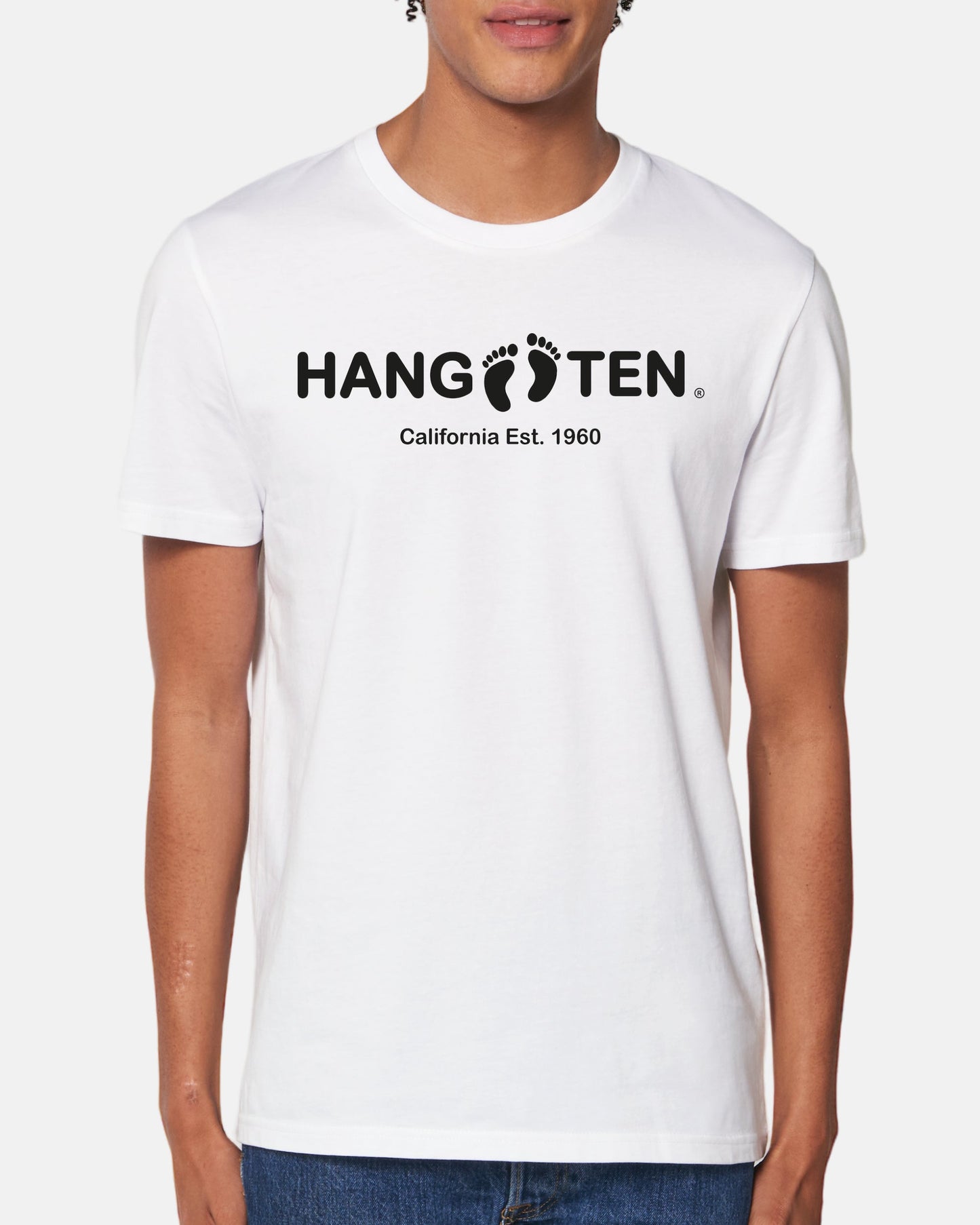 Hang Ten Logo T-shirt - White