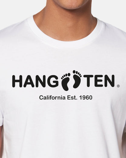 Hang Ten Logo T-shirt - White