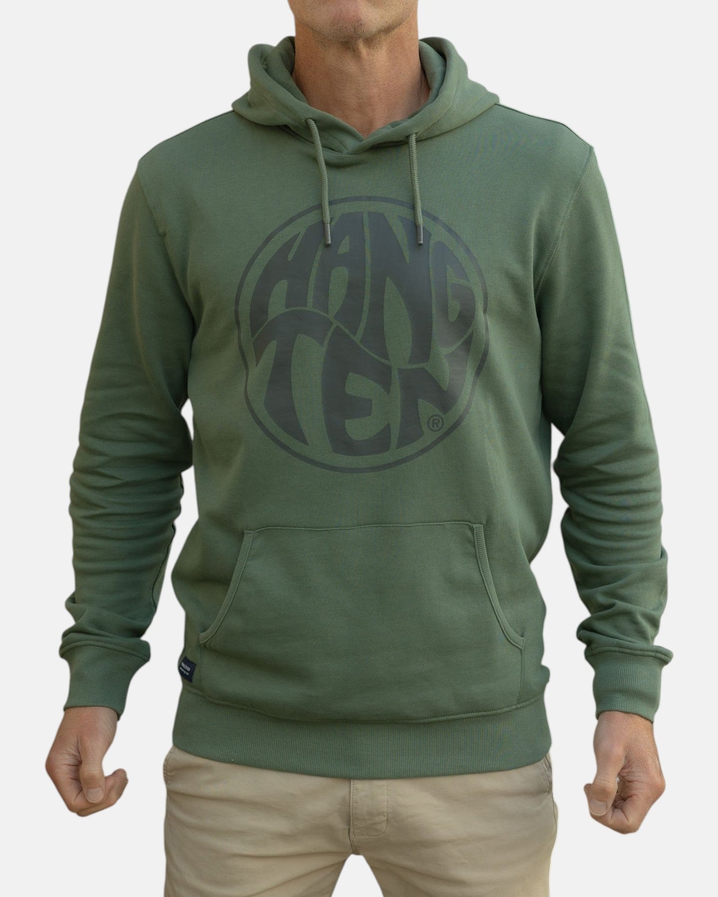 Vintage Logo Organic Cotton Hoodie - Laurel Wreath