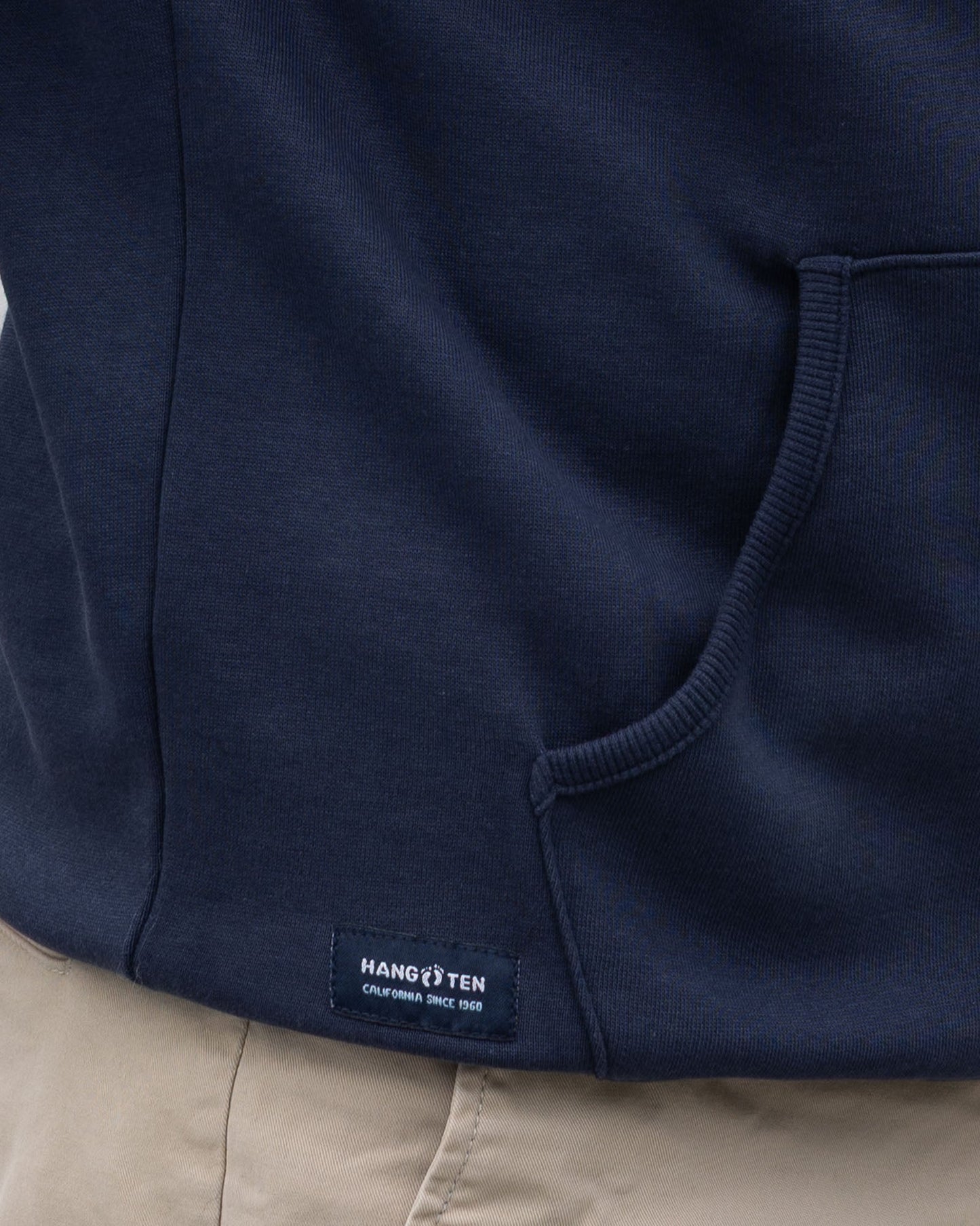 Vintage Logo Organic Cotton Hoodie - Mood Indigo