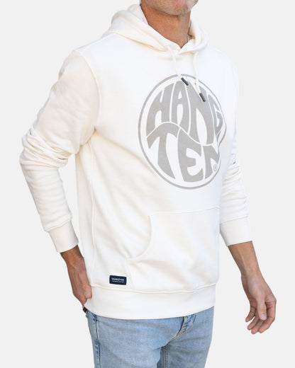 Vintage Logo Organic Cotton Hoodie - Off White