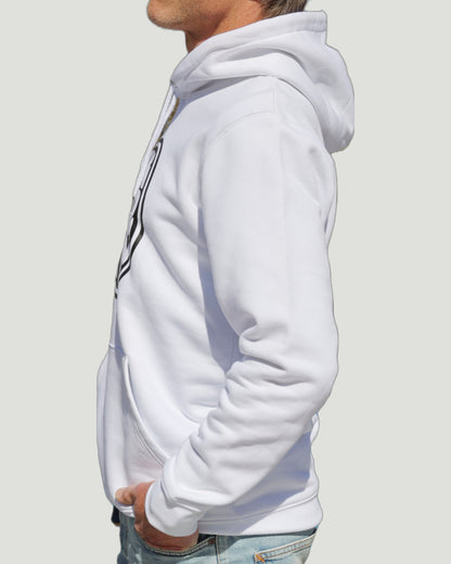 Hang Ten Surfer Hoodie - White