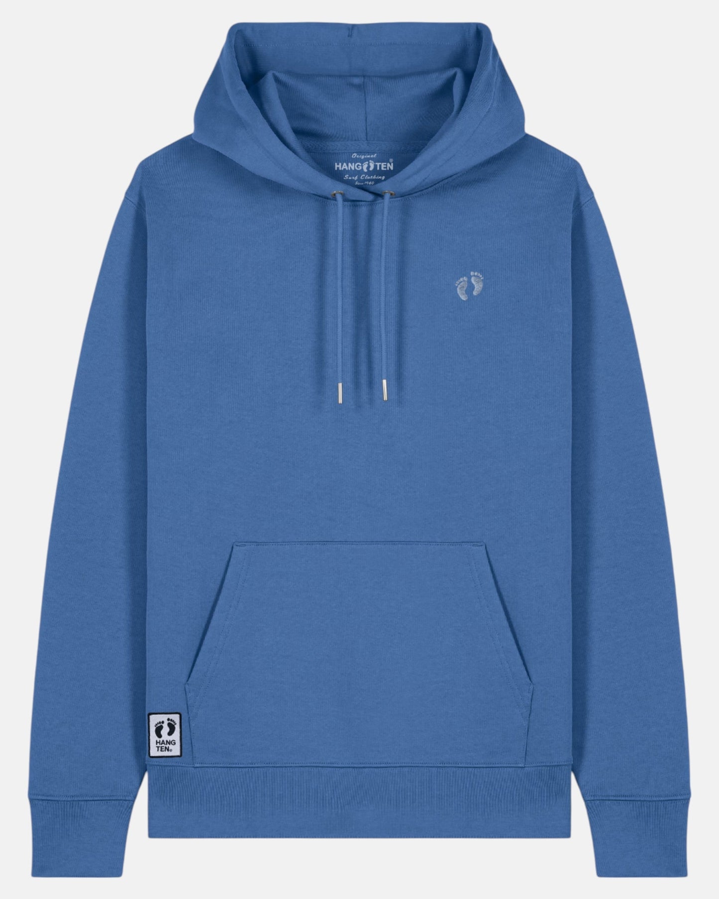 Icon Feet Organic Cotton Hoodie - Mindful Blue W