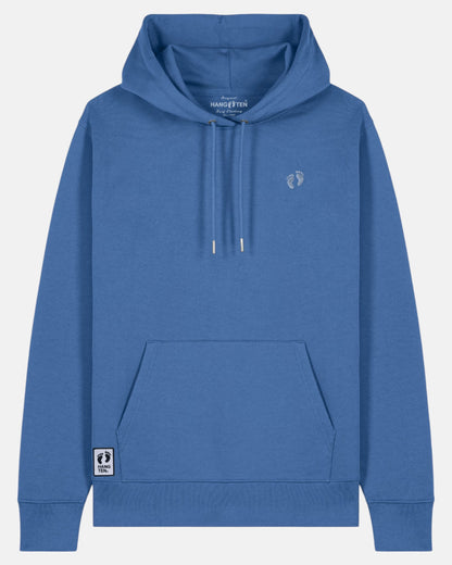Icon Feet Organic Cotton Hoodie - Mindful Blue W