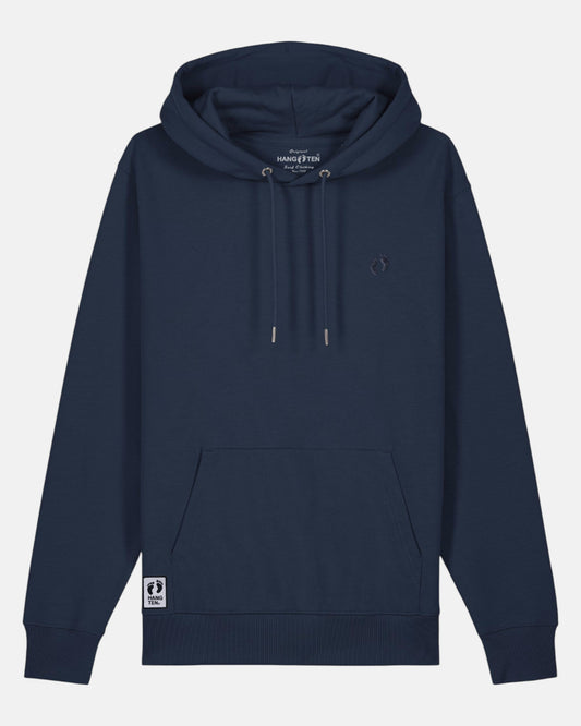 Icon Feet Organic Cotton Hoodie - French Navy