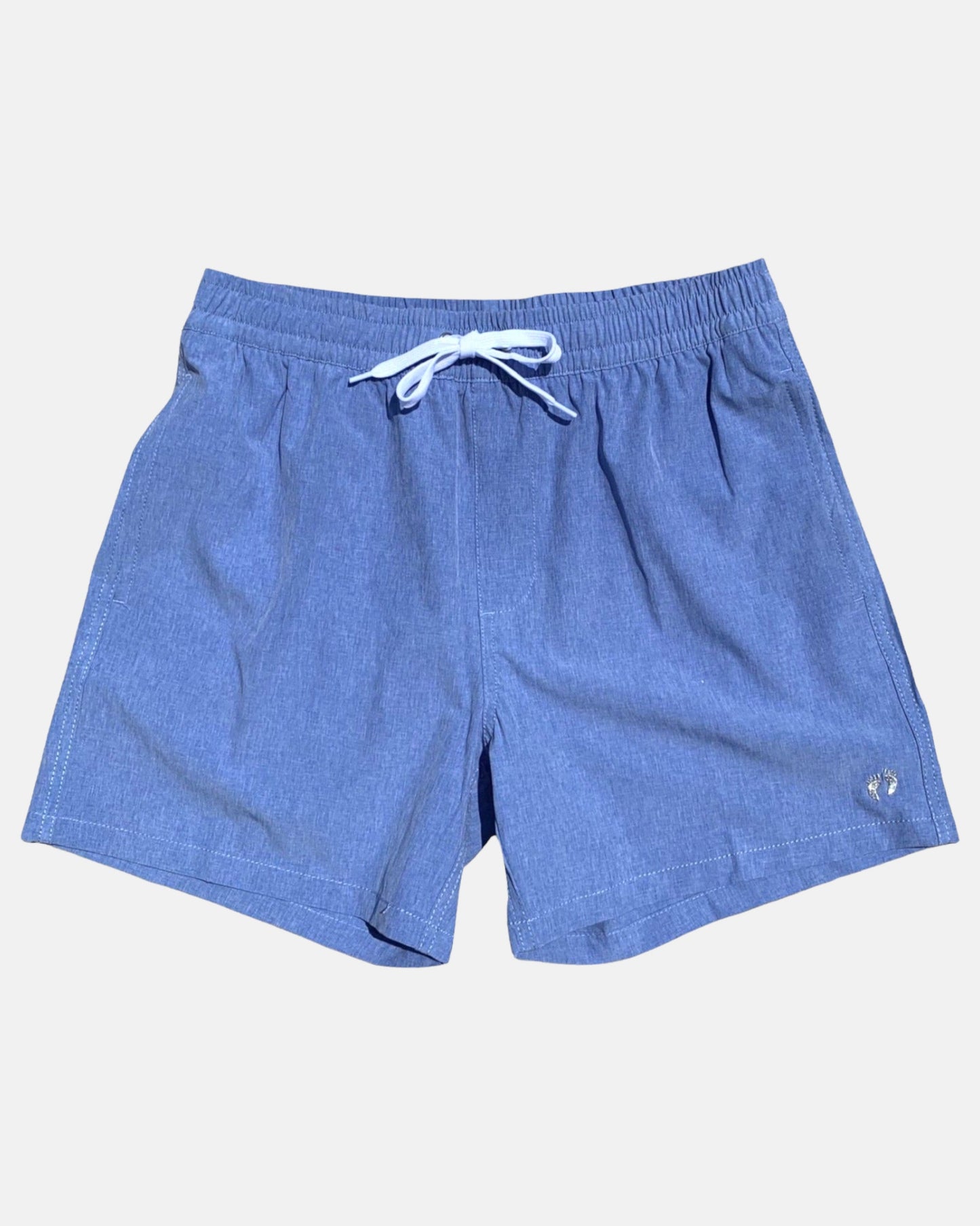 Swim shorts with inner breif - Blue