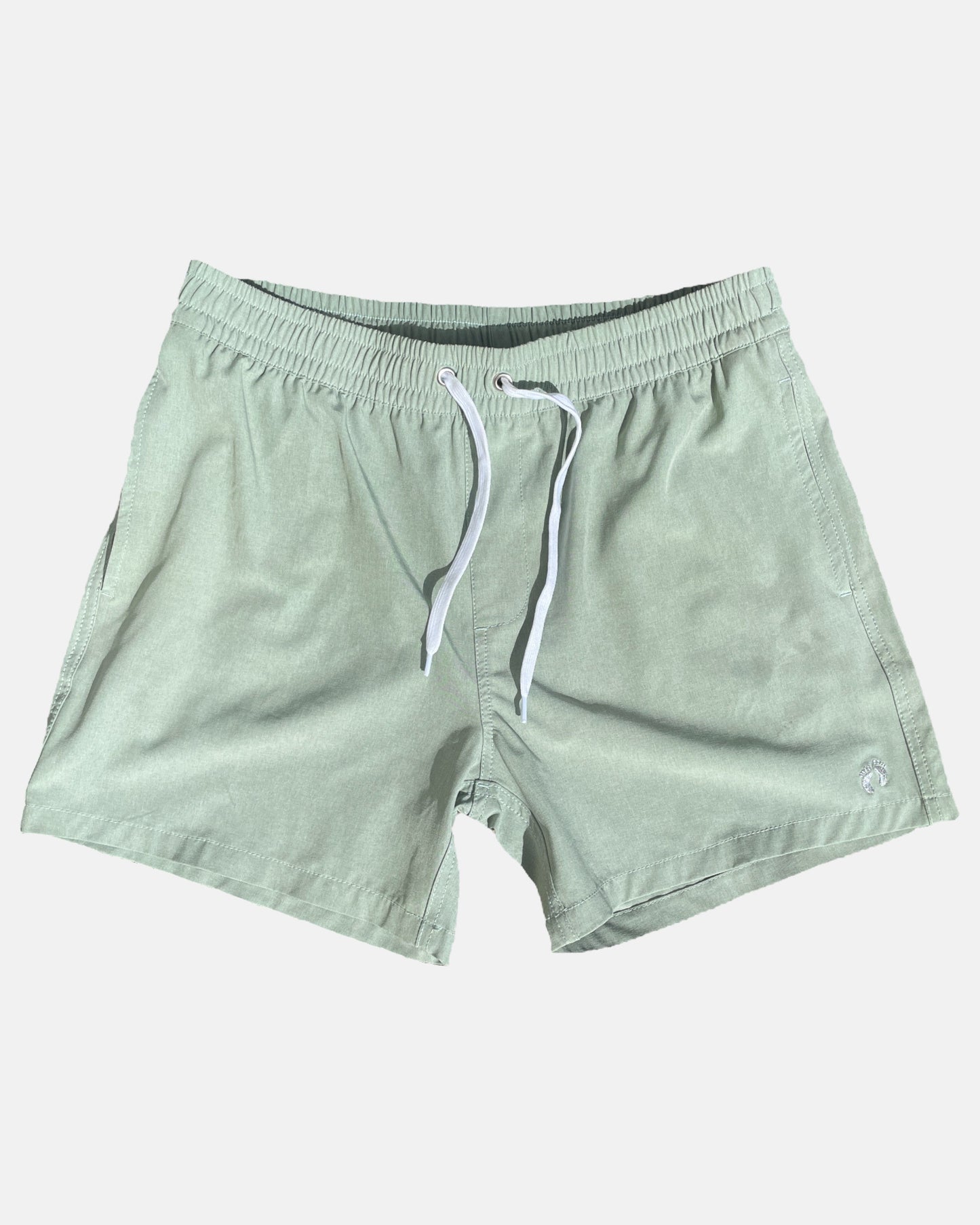 Swim shorts with inner breif - Green