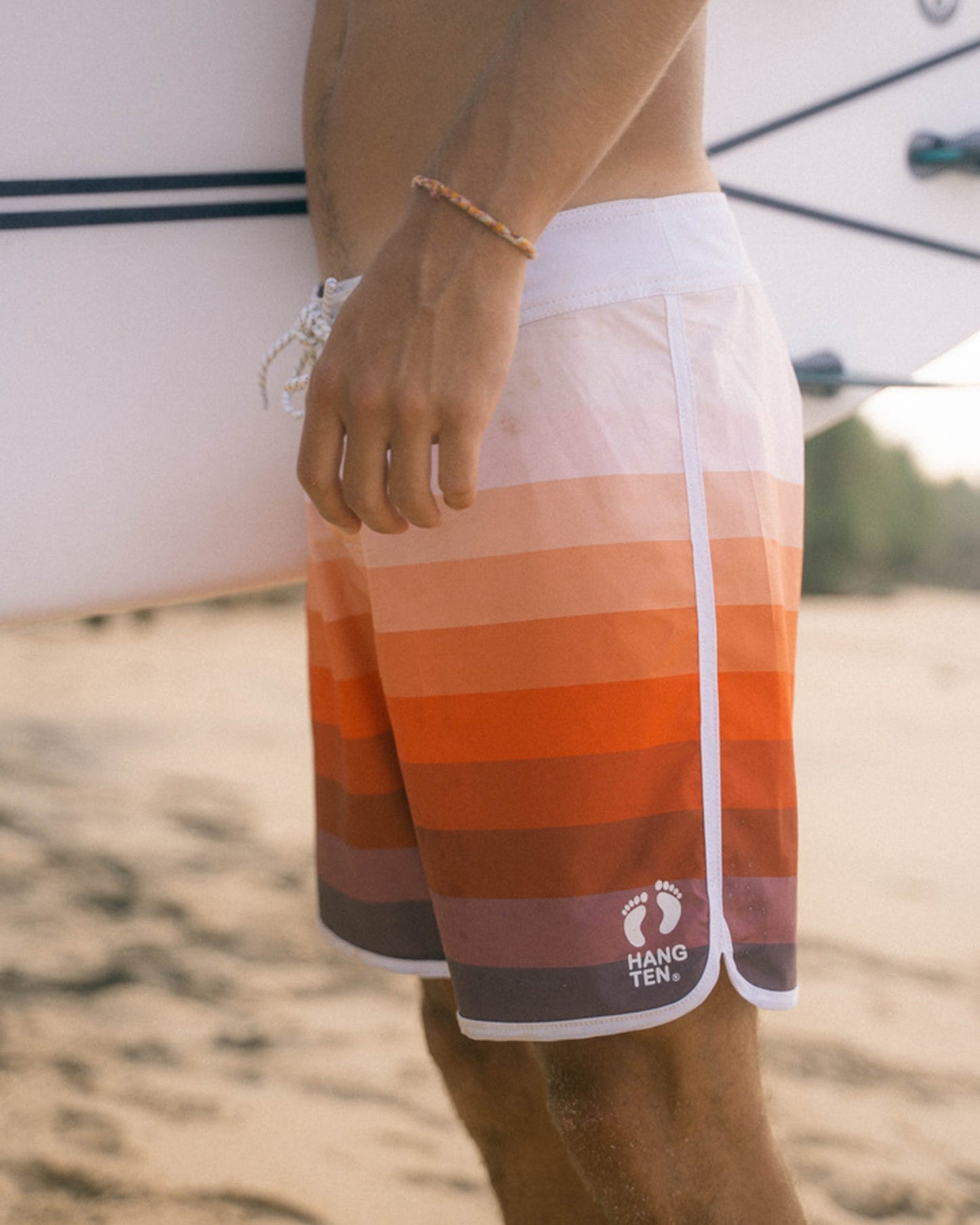 Red Stripes Boardshorts 16,5