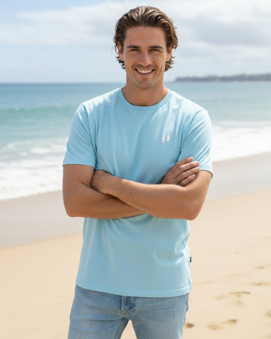 Icon logo t-shirt - Sky blue