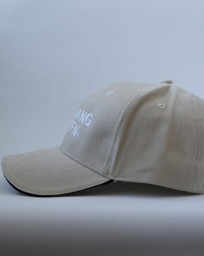 Hang Ten Logo Cap - Stone / Navy