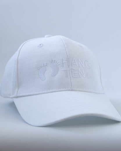 Hang Ten Logo Cap - White