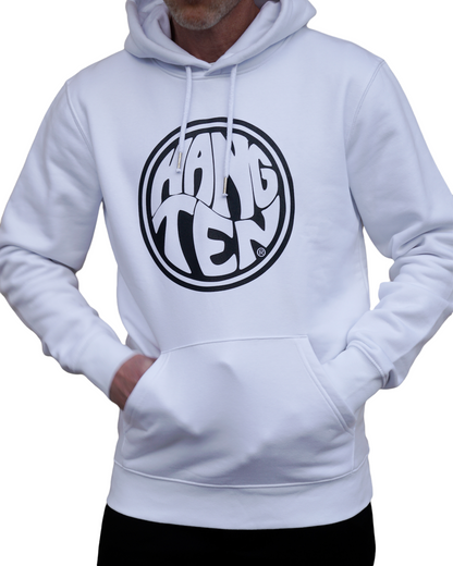 Hang Ten Surfer Hoodie - White