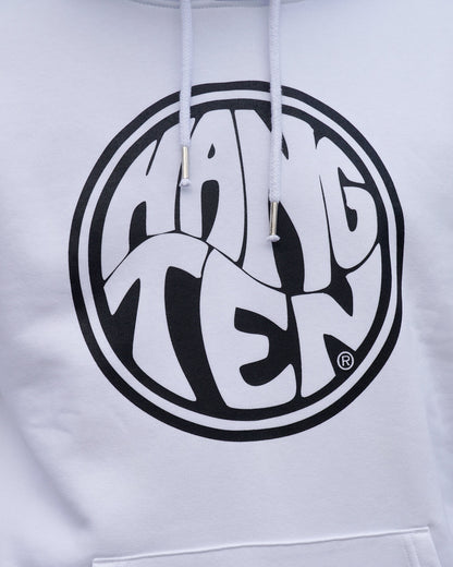 Hang Ten Surfer Hoodie - White