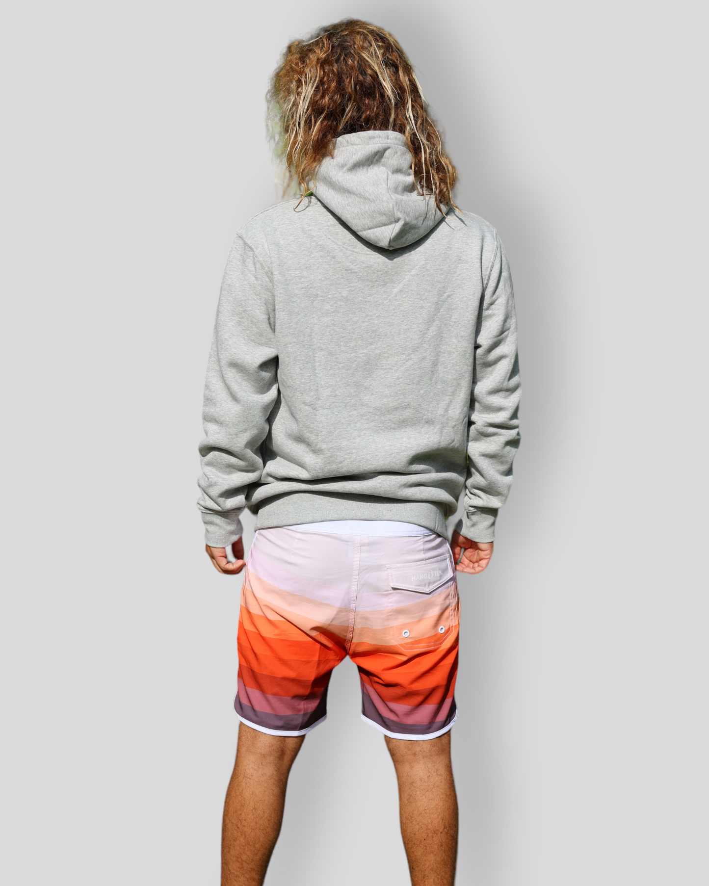 Hang Ten Surfer Hoodie - Grey