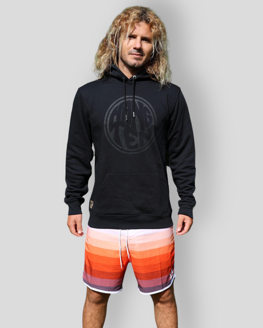 Hang Ten Surfer Hoodie - Black